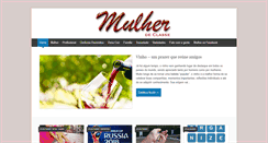 Desktop Screenshot of mulherdeclasse.com.br