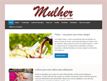 Tablet Screenshot of mulherdeclasse.com.br